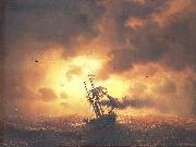 marcus larson Stemship in Sunset oil painting picture wholesale